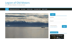 Desktop Screenshot of legionofoldmotors.com